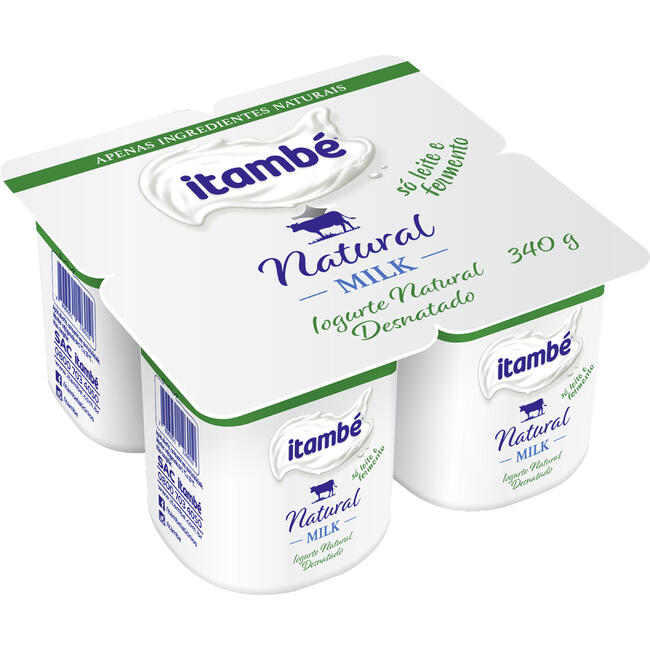 Iogurte Itambé Natural Milk Desnatado 340g