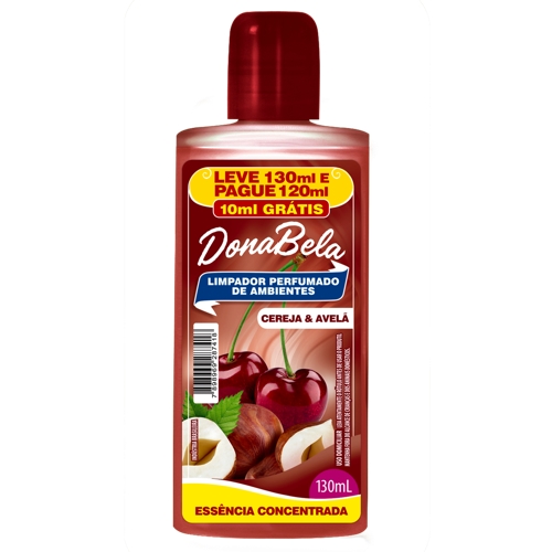 Limpador Dona Bela Cereja E Avelã Leve 130ml E Pague 120ml