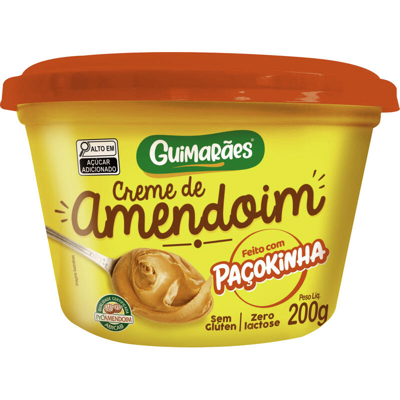 Creme de Amendoim Guimarães Pote 240g