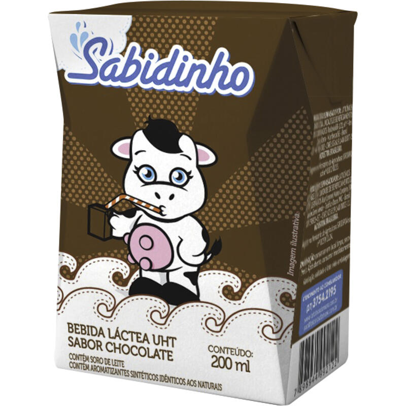 Bebida Láctea Sabidinho Kids Chocolate 200ml