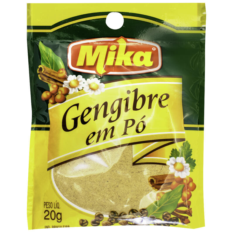 Gengibre em Pó Mika 20g