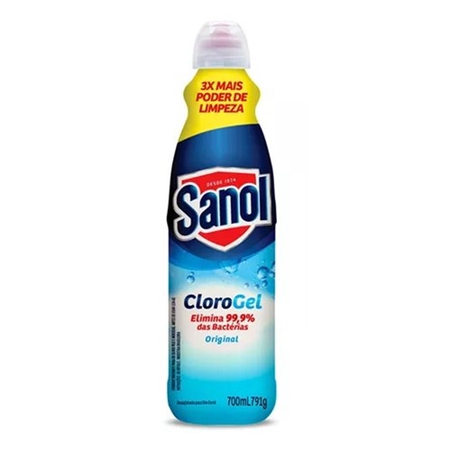 Desinfetante Sanol Cloro Gel Original 700ml