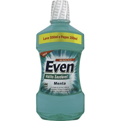 Antisséptico Bucal Even Menta 500ml