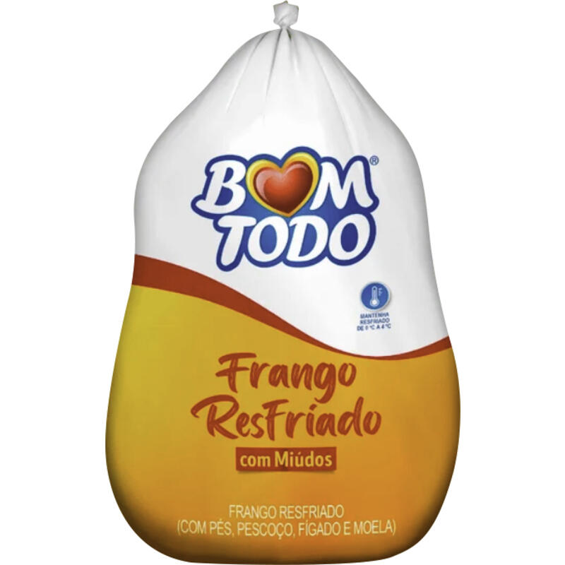Frango Bom Todo Resfriado Preço por quilo na peça