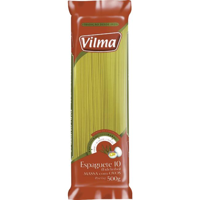 Macarrão com Ovos Vilma Espaguete N°10 500g