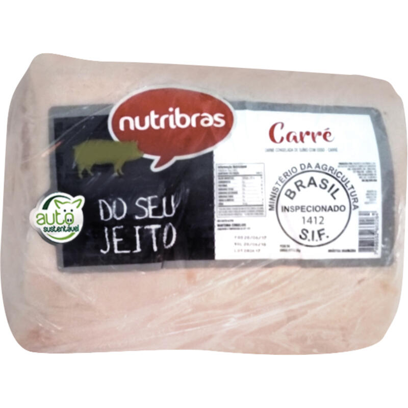 Carré Suíno Nutribras Cong Preço por quilo na peça