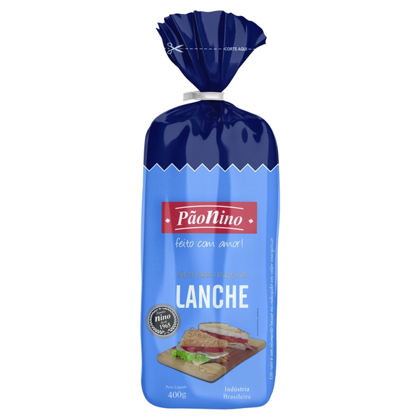 Pão de Forma NINO Lanche Fermentação Natural 400g