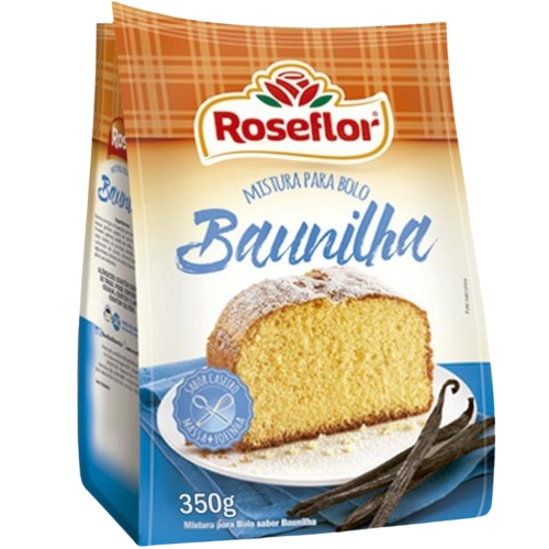 Mistura Para Bolo Roseflor De Baunilha 350g