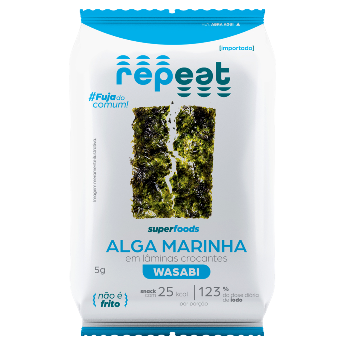 Snack Alga Wasabi Repeat 5gx24