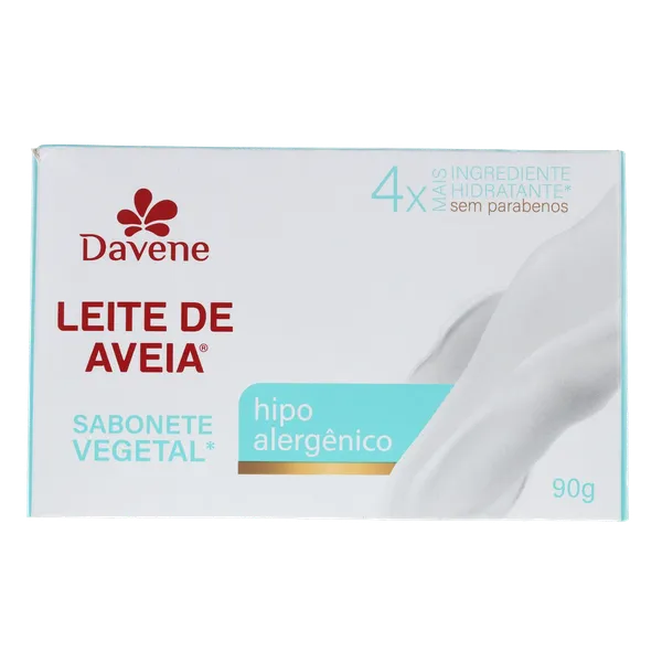 Sabonete Davene 90g - Hipoalergênico - Leite de Aveia