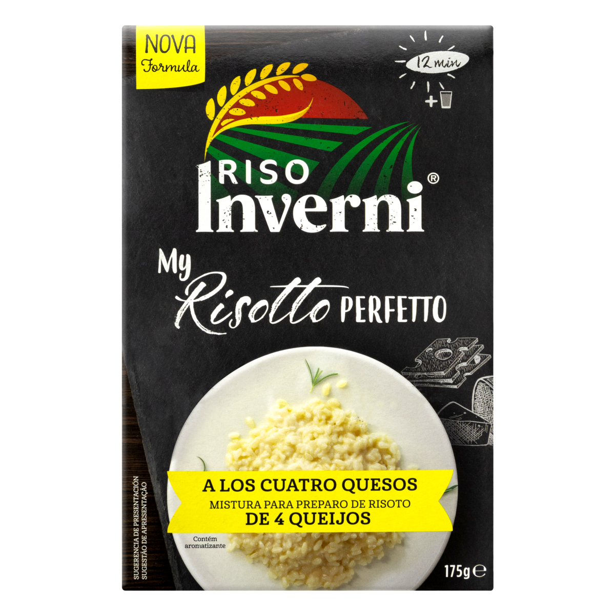 Risoto 4 Queijos Riso Inverni My Risotto Perfetto 175g