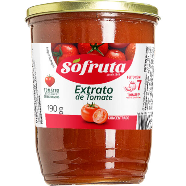 Extrato de Tomate Sófruta 190g