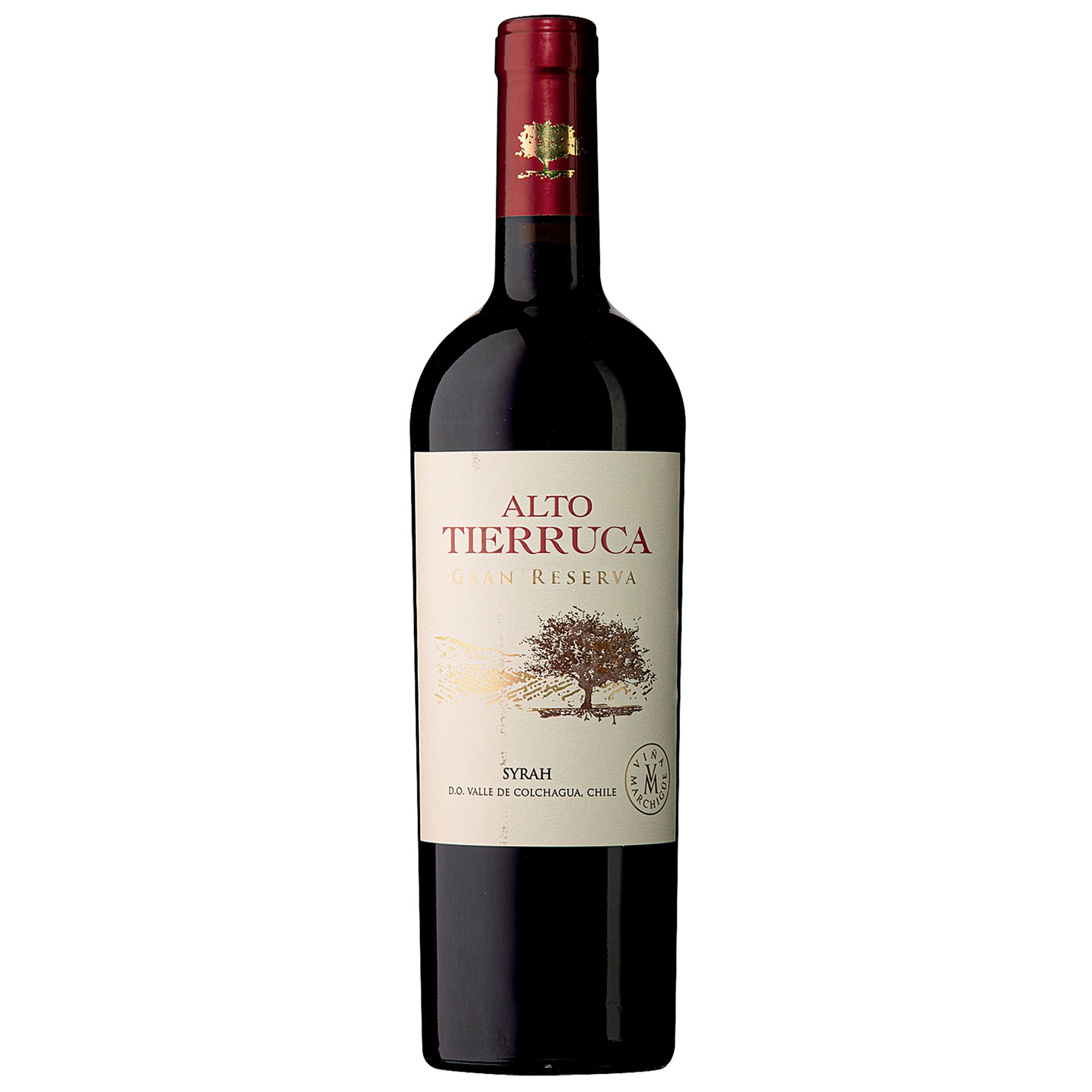 Viñedos Marchigüe Alto Tierruca Gran Reserva Syrah Chileno Vinho Tinto 750ml