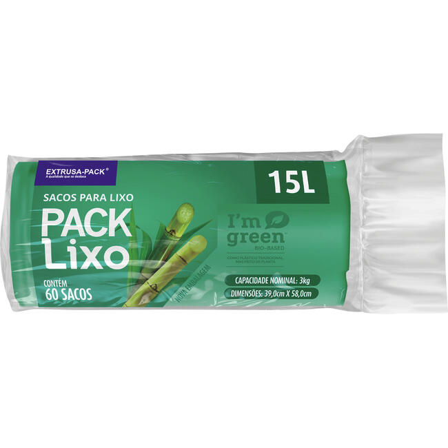 Saco de Lixo Top I'm Green 15L 60 un