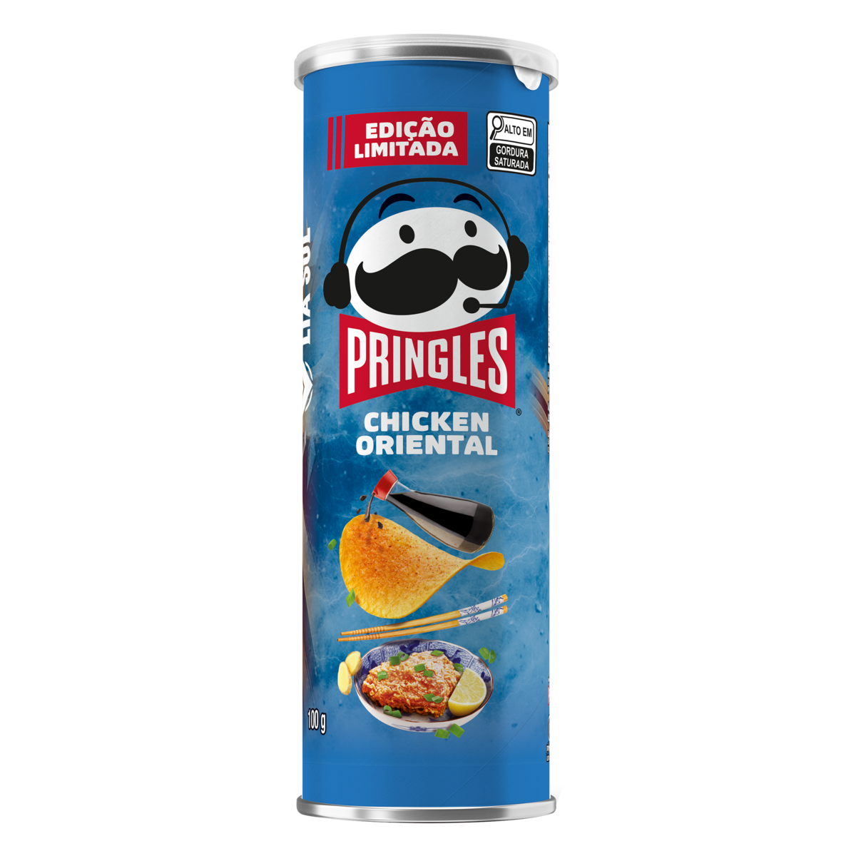 Salgadinho de Batata Chicken Oriental LOL LTA Sul Pringles Tubo 100g