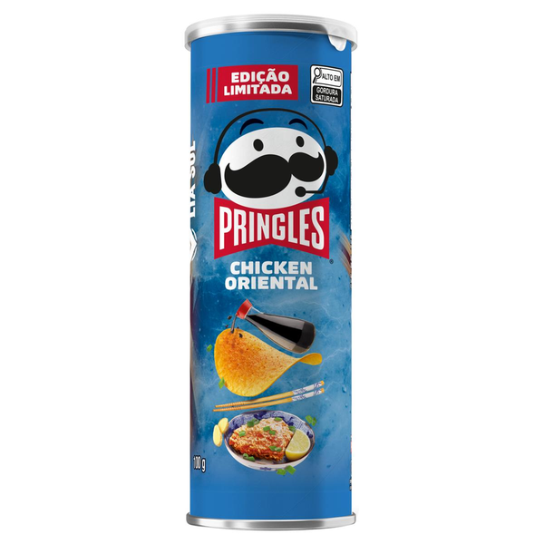 Salgadinho de Batata Chicken Oriental LOL LTA Sul Pringles Tubo 100g