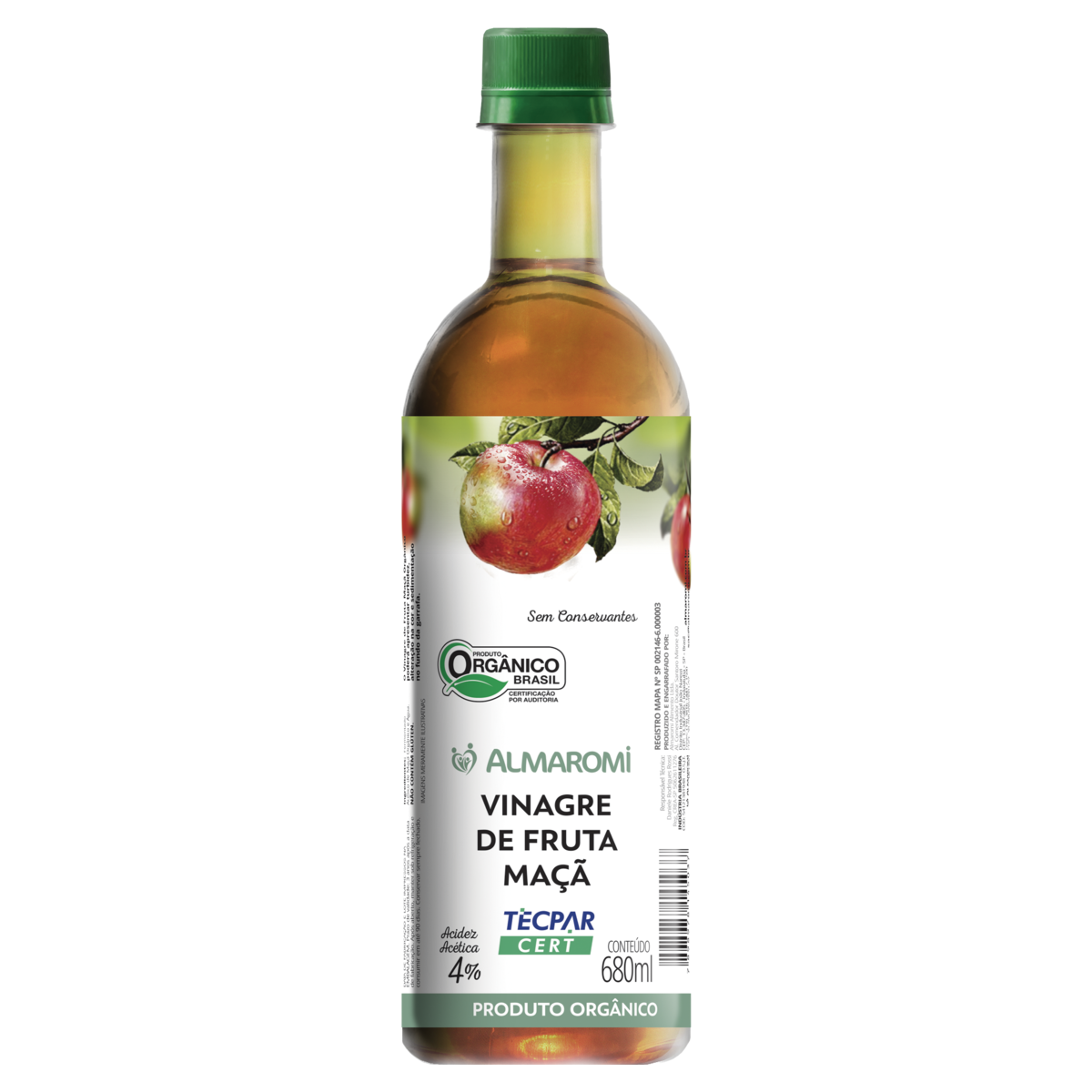 Vinagre de Maça Org Almaromi 680ml