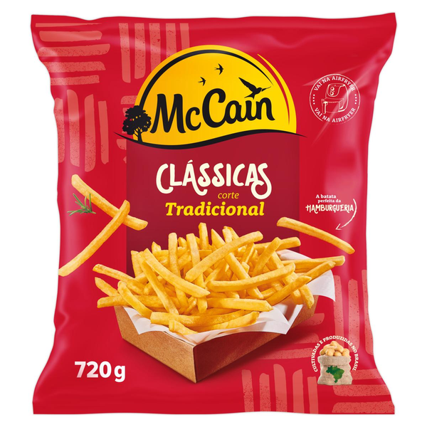 Batata Pré-Frita Tradicional Congelada McCain 720g