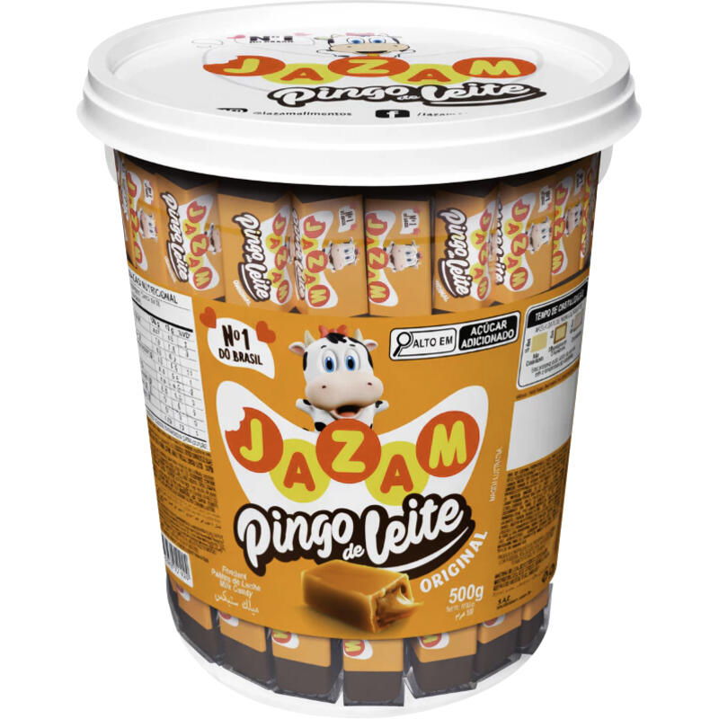 Doce Jazam Pingo de Leite 50 un