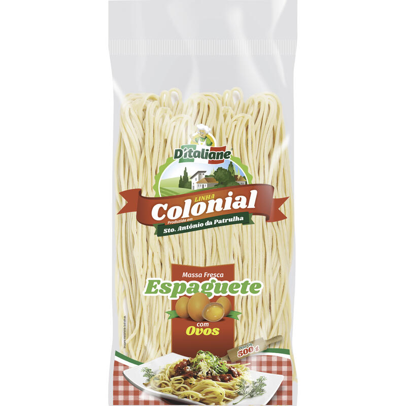 Massa Espaguete D'italiane Colonial 500g