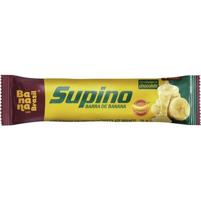Barra Supino Banana Brasil Banana Chocolate Branco 24g