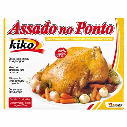 Saco Assado No Ponto Kiko C/5un 31x41cm