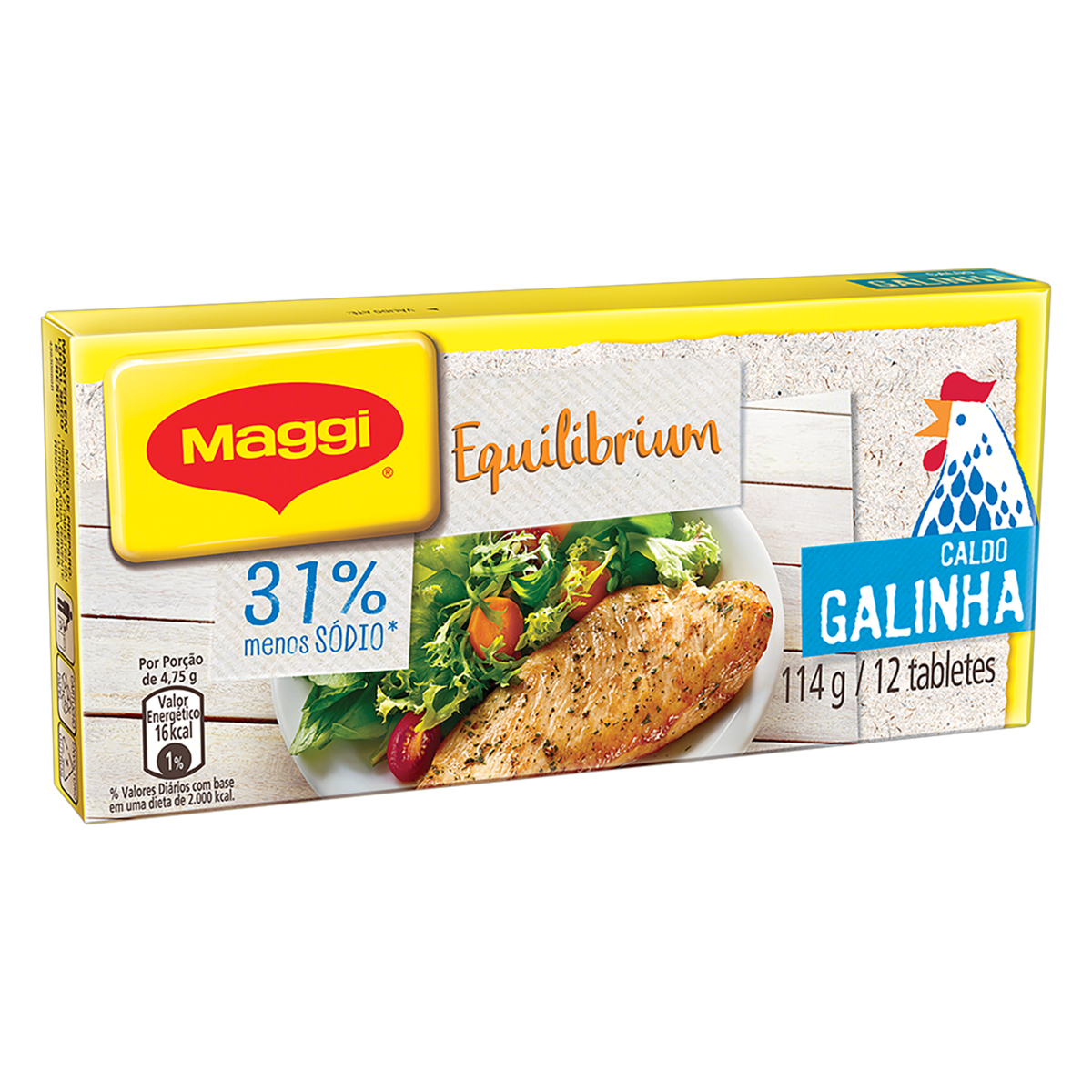 MAGGI Equilibrium Galinha Caldo Tablete 114g