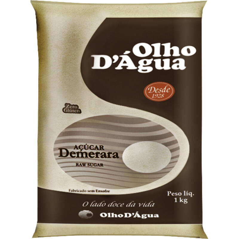 Açúcar Demerara Olho D'Água 1kg