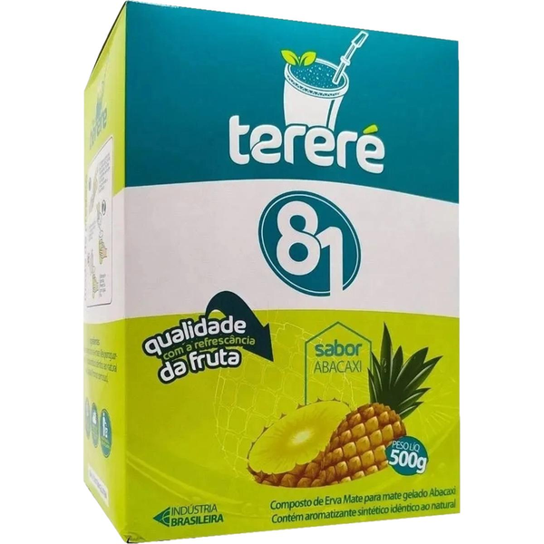 Erva-mate 81 500g - Tereré - Abacaxi