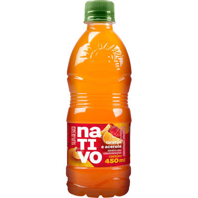 Refresco Líquido Nativo Laranja e acerola 450ml