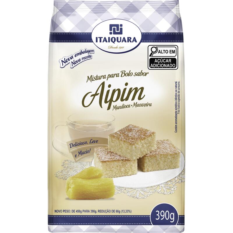 Mistura para Bolo Itaiquara Aipim 390g