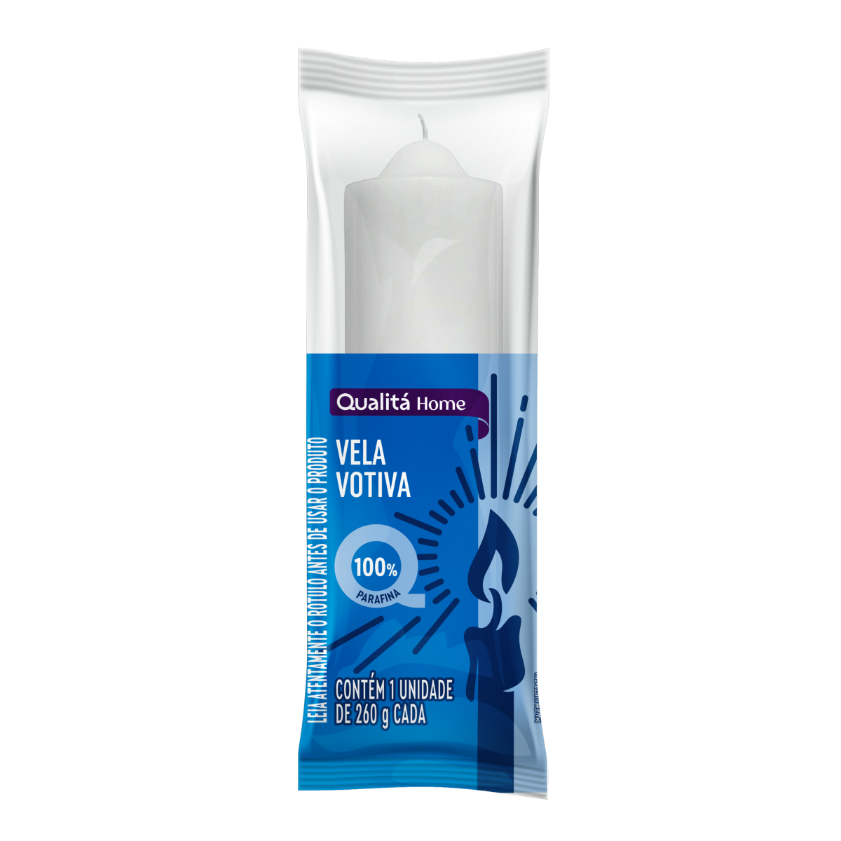 Vela Votiva Branca Qualitá 260g