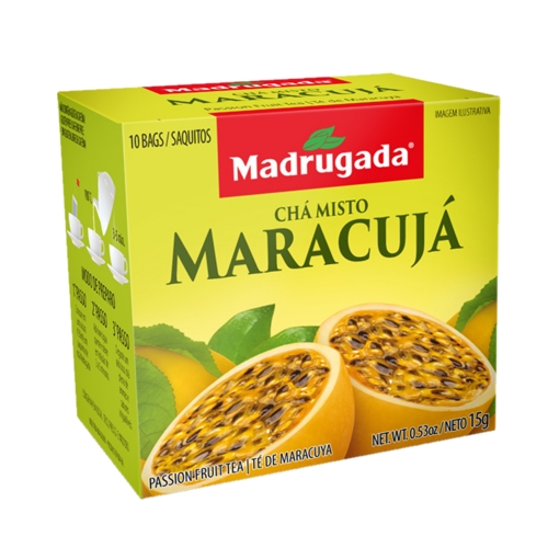 Chá Madrugada Maracujá 15g Com 10 Sachês
