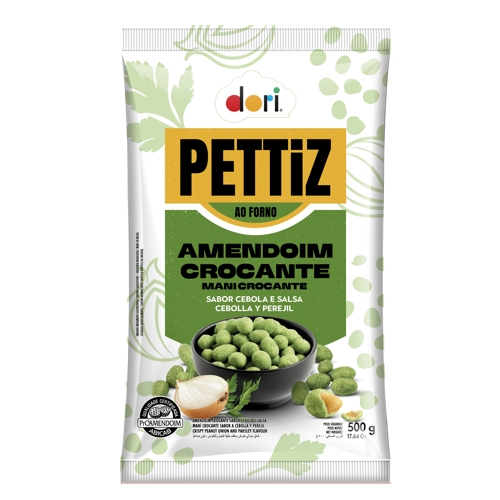 Amendoim Pettiz Crocante Cebola E Salsa 500g