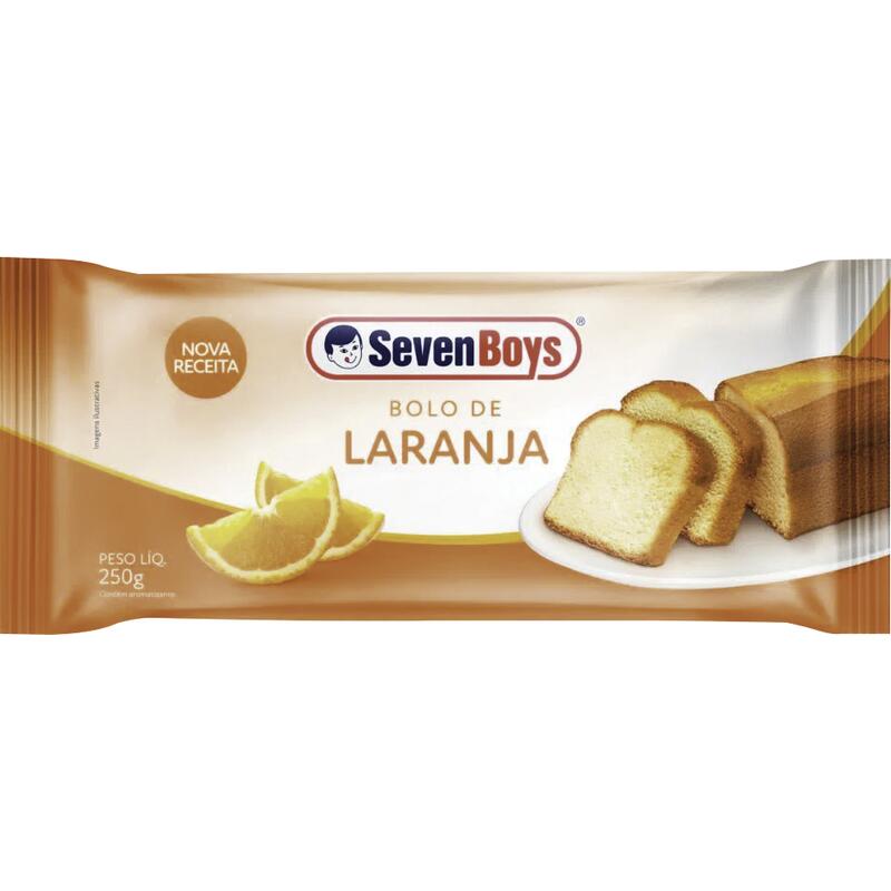 Bolo SEVEN BOYS Laranja 250g