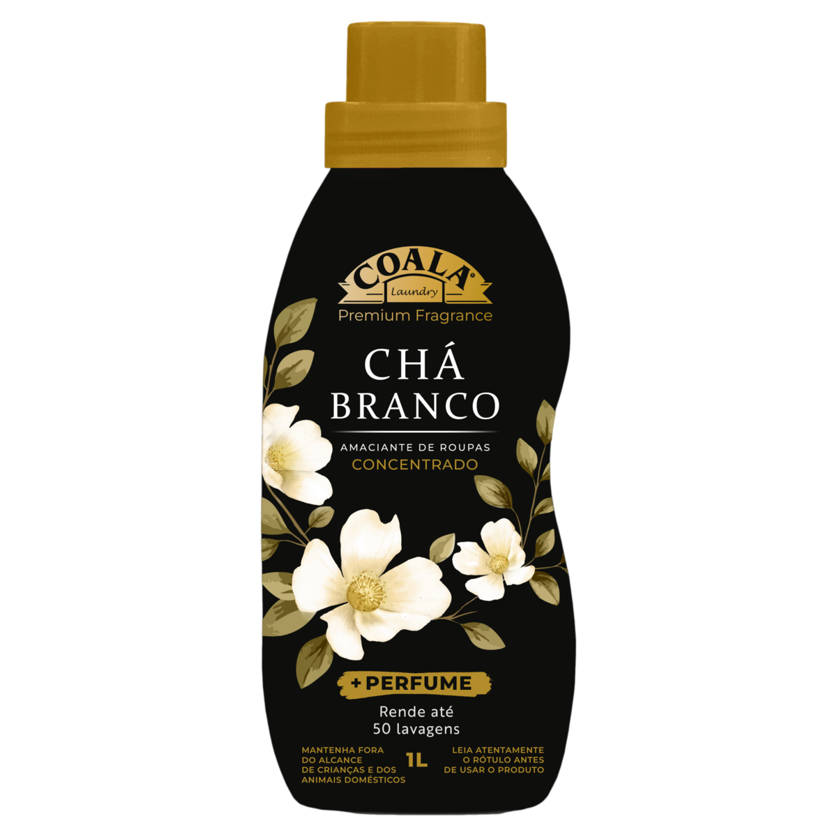Amaciante de Roupa Concentrado Chá Branco Coala Laundry Frasco 1l