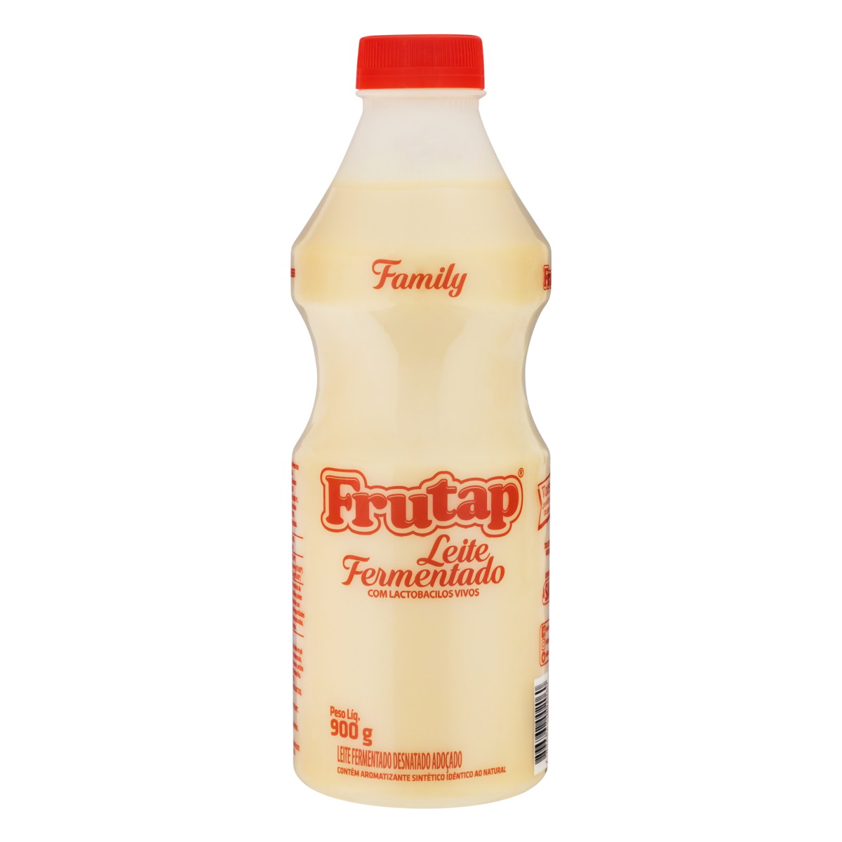 Leite Fermentado Desnatado Frutap Garrafa 800g Family