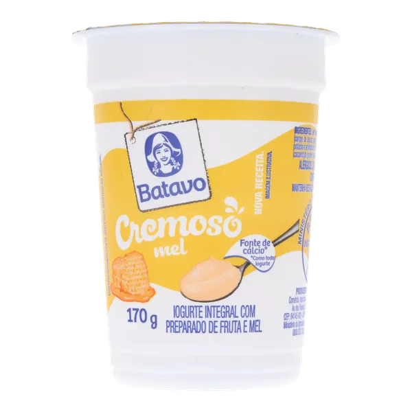 Iogurte Batavo 170g - Natural com Mel