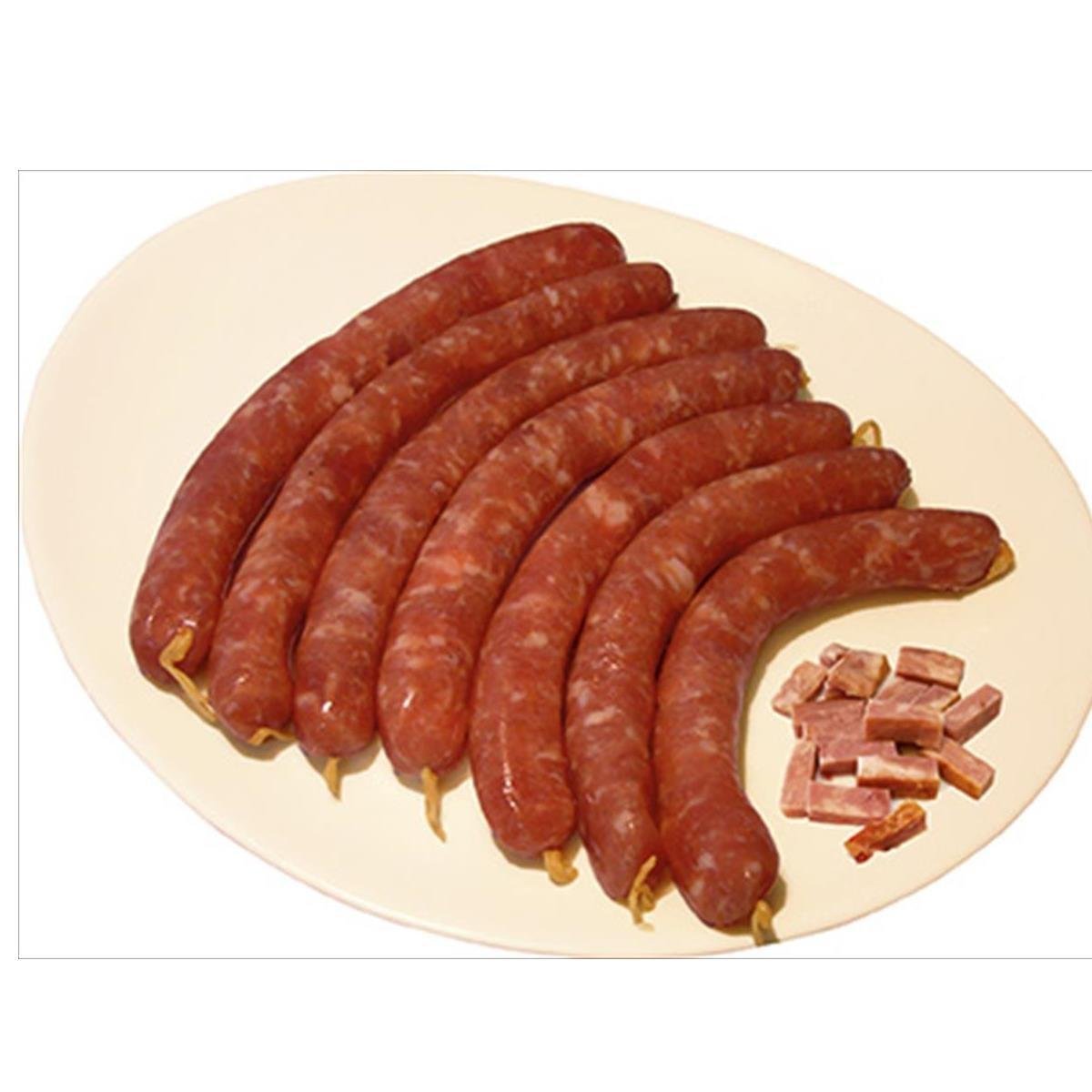 Linguiça Calabresa Fina com Bacon (Granel 600g)