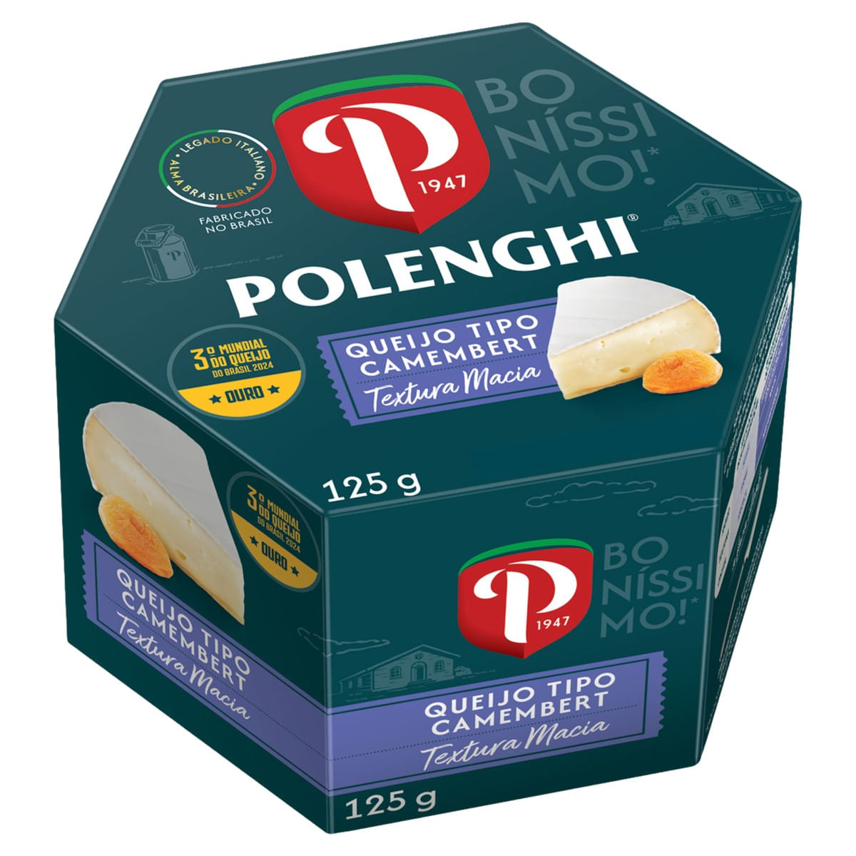 Queijo Camembert POLENGHI Sélection Caixa 125g