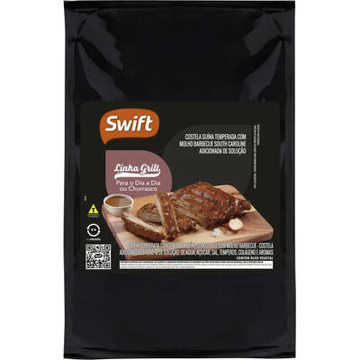 Costela Suína Swift Cong Barbecue South Caroline Preço por quilo no pct