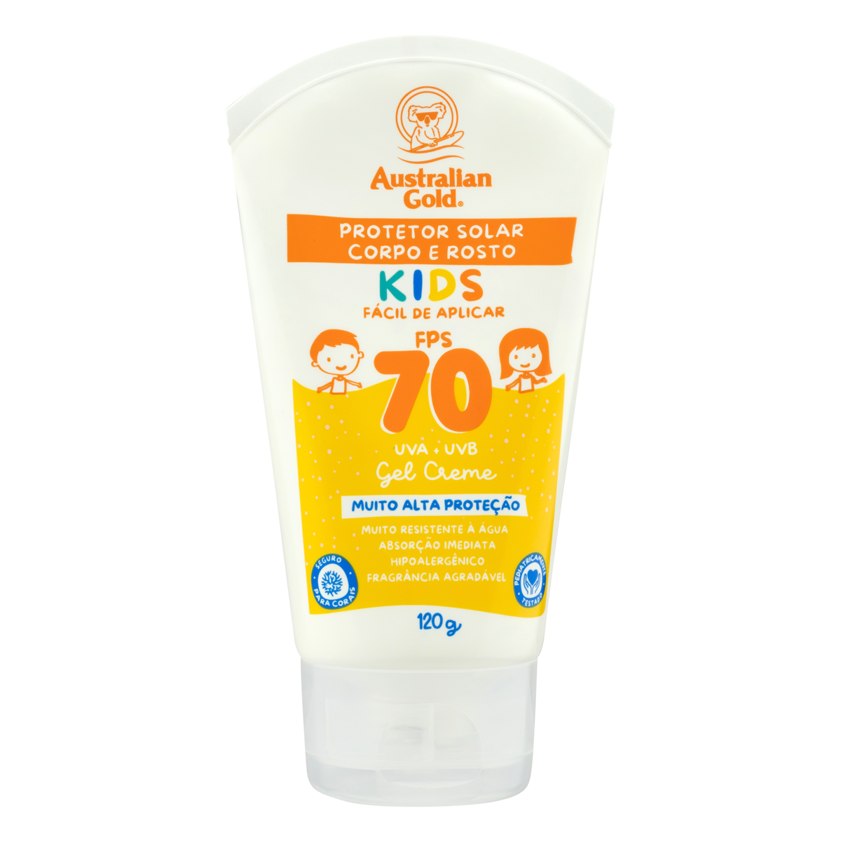 Protetor Solar AUSTRALIAN GOLD Kids Fps70 120ml