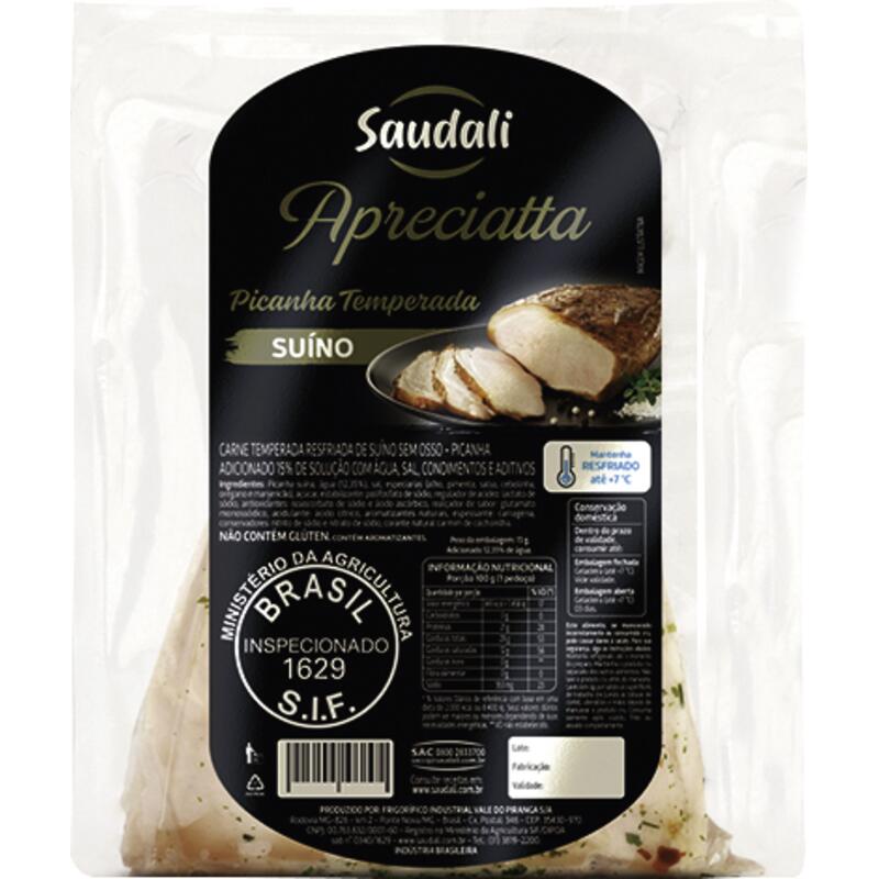 Picanha Suína Temp Saudali Resf Preço por quilo no pacote