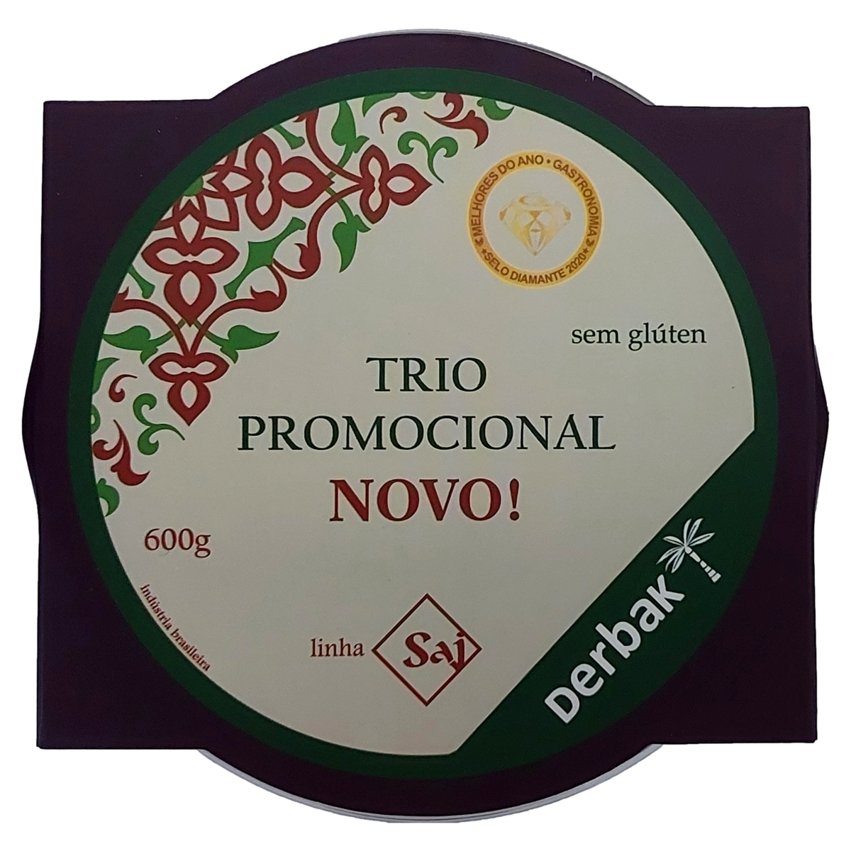 Kit Pasta Derbak Saj 600g Leve 3 Pague 2 Unidades