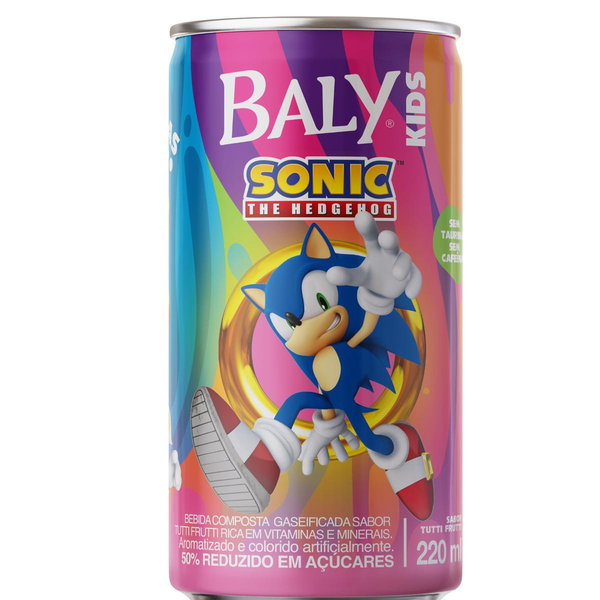 Refrigerante Gaseificado Baly Kids 220ml - Tutti-frutti