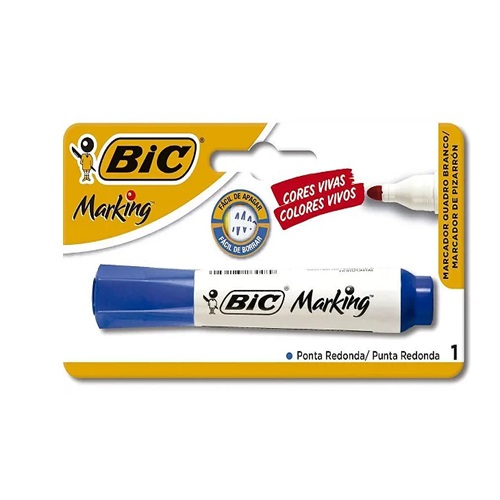 Marcador P/quadro Branco Azul Bic 1un
