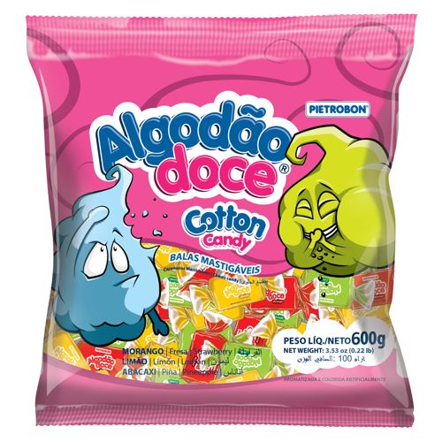 Bala Pietrobom Algodão Doce 600g