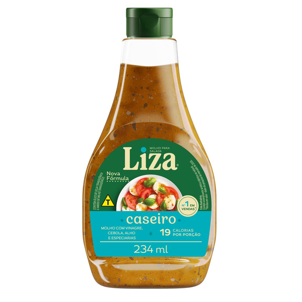 Molho para Salada Liza 234ml - Caseiro