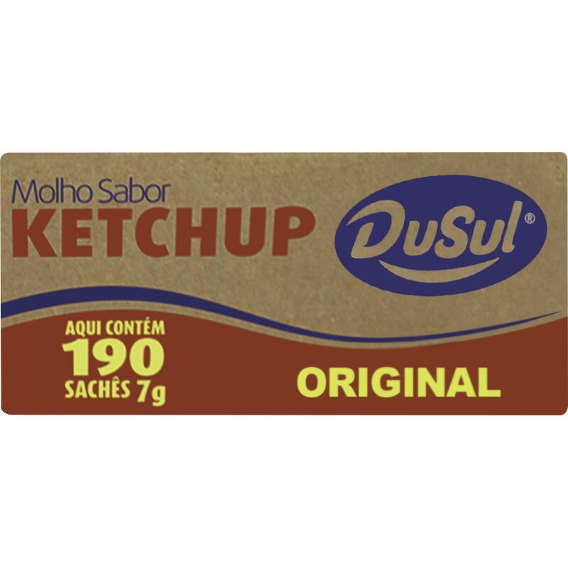 Molho Sabor Ketchup Dusul Minissachê 190x7g