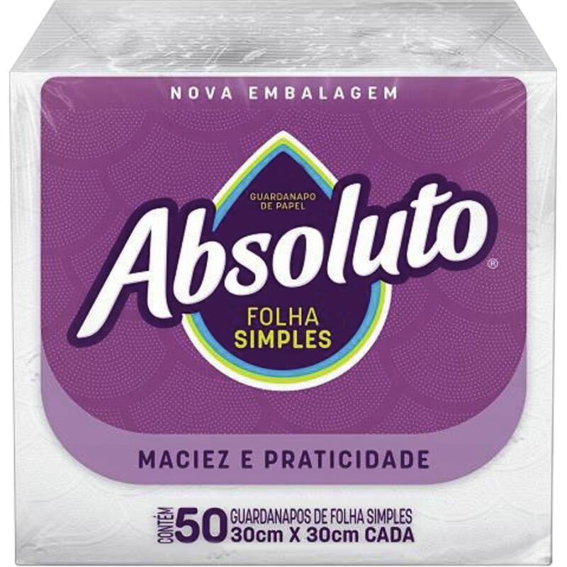 Guardanapo de Papel Absoluto FS 30x30cm 50un